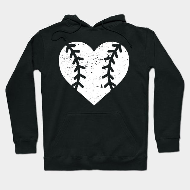 Baseball Heart Hoodie by Litho